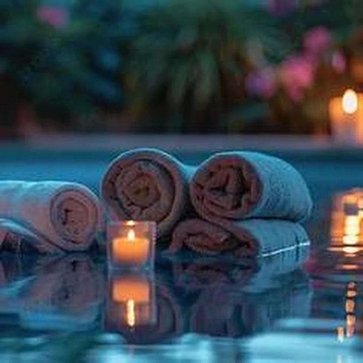 Ambiente y detalles de una experiencia de spa